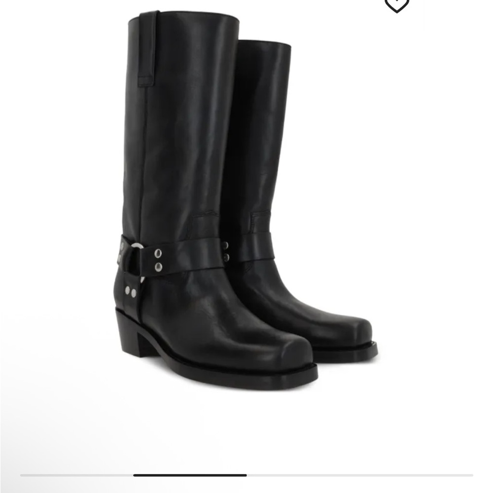 Paris Texas Roxy Black Combat & Moto Boots